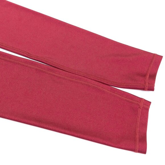 Athleta Elation Shine Tight Shiny Metallic Deep Red Activewear Leggings - Picture 12 of 15